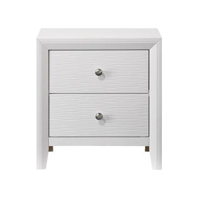 Crown Mark Evan B4710-2 Nightstand - White