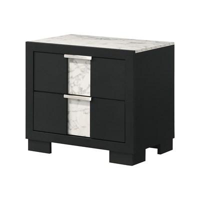 Crown Mark Rangley B6835-2 Nightstand - Black