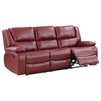 Coaster Furniture Camila 610241 Upholstered Motion Reclining Sofa - Red