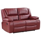 Coaster Furniture Camila 610242 Upholstered Motion Reclining Loveseat - Red
