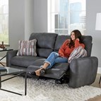 Catnapper Dorian 3072 Reclining Loveseat - Charcoal