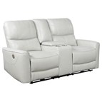 Coaster Furniture Greenfield 610262P Upholstered Power Reclining Loveseat - Dove Grey