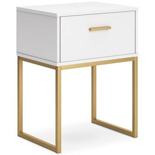 Signature Design by Ashley Socalle EB1867-291 One Drawer Night Stand (Nightstands - 1 Drawer)