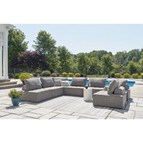 Signature Design by Ashley Bree Zee P160P6 8 pc Outdoor Sectional