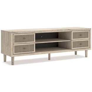 Signature Design by Ashley Cielden W1199-68 Extra Large TV Stand with Fireplace Option (TV Stands - Media Consoles and Credenzas)