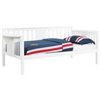 Coaster Furniture Bethany 300837 Wood Twin Daybed with Drop-down Tables - White