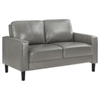 Coaster Furniture Ruth 508366 Upholstered Track Arm Loveseat - Grey