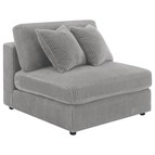 Coaster Furniture Blaine 509997 Upholstered Armless Chair - Fog