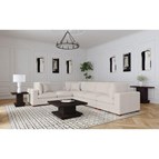 Coaster Furniture Lakeview 551461-SET 6 pc Upholstered Modular Sectional Sofa - Ivory