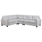 Coaster Furniture Georgina 551705-SET 4 pc Upholstered Modular Sectional Sofa - Steel Beige