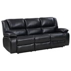 Coaster Furniture Camila 610244 Upholstered Motion Reclining Sofa - Black