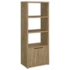 Coaster Furniture Tabby 701703 3-shelf Engineered Wood Media Tower - Mango