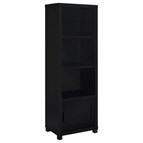 Coaster Furniture Jupiter 707756 3-shelf Engineered Wood Media Tower - Black