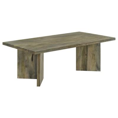 Coaster Furniture Andando 708498 Rectangular Solid Wood Coffee Table - Mango Brown