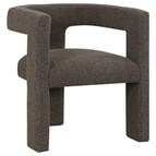 Coaster Furniture Petra 902880 Boucle Upholstered Accent Side Chair - Chocolate Brown