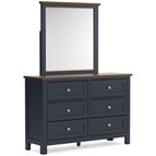 Signature Design by Ashley Landocken B414B1 Dresser and Mirror