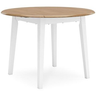 Signature Design by Ashley Gesthaven D398-15 Round Dining Room Drop Leaf Table (Dining Tables - Round)