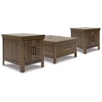 Signature Design by Ashley Moriville T731T1 Lift-top Coffee Table and 2 End Tables