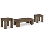 Signature Design by Ashley Rosswain T763T1 Lift-top Coffee Table and 2 End Tables