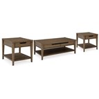 Signature Design by Ashley Roanhowe T769T1 Coffee Table and 2 End Tables