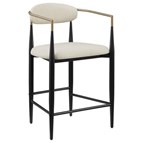 Coaster Furniture Tina 121184 Fabric Upholstered Counter Chair - Beige