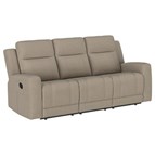 Coaster Furniture Brentwood 610281 Upholstered Motion Reclining Sofa - Taupe