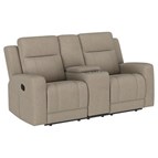Coaster Furniture Brentwood 610282 Upholstered Motion Reclining Loveseat - Taupe