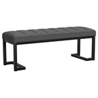 Coaster Furniture Mesa 907516 Boucle Upholstered Tufted Accent Bench - Charcoal