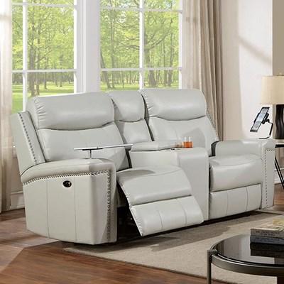 Furniture of America Florine CM6252LG-LV-PM Power Loveseat