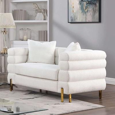 Furniture of America Landovery CM6454WH-LV-PK Loveseat