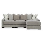 Benchcraft Aslan Court 20305S4 3 pc Sofa Sectional with Chaise
