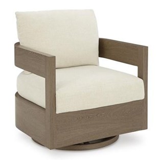 Signature Design by Ashley Serene Bay P671-821 Swivel Glider Chair with Cushion (Outdoor Seating - Chairs)