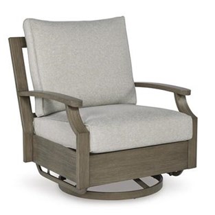 Signature Design by Ashley Rainier Ranch P701-821 Swivel Glider Chair with Cushion (Outdoor Seating - Chairs)