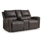 Signature Design by Ashley Boxmere U1310096 Double Reclining Power Loveseat with Console