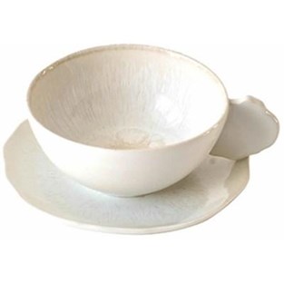 Jars Plume Cup and Saucer - Perle (Cups & Saucers - Cups and Saucers)