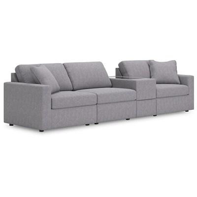 Signature Design by Ashley Modmax 92104S29 4 pc Sectional with Storage Console