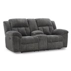 Signature Design by Ashley Frohn 3740694C Double Reclining Loveseat with Console
