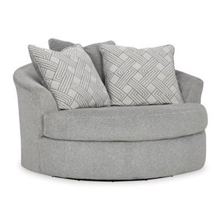Signature Design by Ashley Casselbury 5290621C Oversized Swivel Accent Chair (Accent Chairs - Swivel)