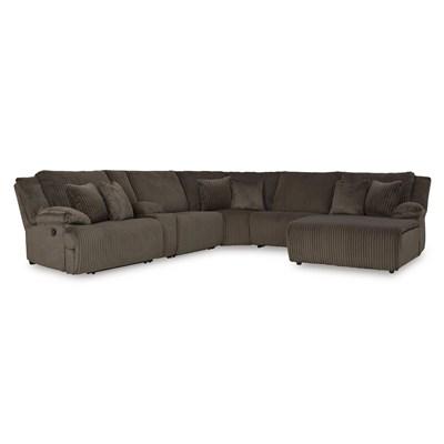 Signature Design by Ashley Top Tier 92705S1C 6 pc Reclining Sectional with Chaise (Sectionals - Reclining)