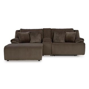 Signature Design by Ashley Top Tier 92705S5C 3 pc Reclining Sectional Sofa with Chaise (Sofas - Reclining)