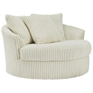 Signature Design by Ashley Lindyn 2110421C Oversized Swivel Accent Chair (Accent Chairs - Swivel)
