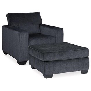 Signature Design by Ashley Altari 87213U6 Chair and Ottoman (Chairs - Stationary)