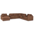 Signature Design by Ashley Modmax 92102S47 8-PC Sectional with Chaise and Audio Consoles