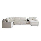 Signature Design by Ashley Modmax 92103S47 8-PC Sectional with Chaise and Audio Consoles