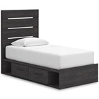 Signature Design by Ashley Hollivern PCB2108B17 Twin Panel Storage Bed