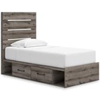 Signature Design by Ashley Graystorm PCB2405B18 Twin Panel Storage Bed