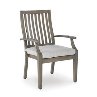 Signature Design by Ashley Rainier Ranch P701-601A Arm Chair With Cushion (Outdoor Seating - Dining Chairs)