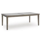 Signature Design by Ashley Rainier Ranch P701-625 Rectangular Dining Table with Umbrella Option