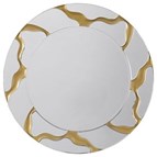 Coaster Furniture Dorinda 961455 36 x 36 Inch Round Kintsugi Style Wall Mirror - Gold