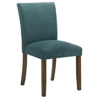 Coaster Furniture Cantley 106377 pholstered Dining Side Chair - Teal Blue